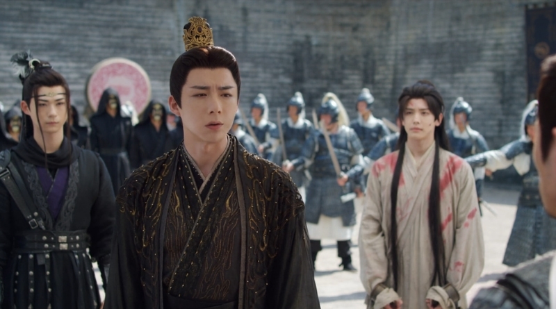 A scene from Chinese period drama, A Dream Within a Dream episodes 23-25 recap of Prince with a man facing execution