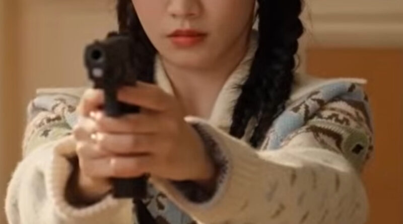 Affinity episode recap: Chinese sci-fi drama scene of a woman pointing a gun