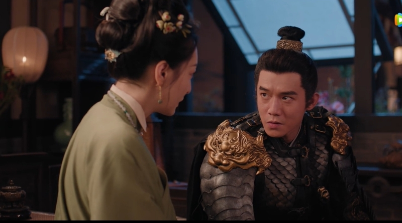 Scene from modern Chinese drama The Road To Splendor Episode 13 recap of a soldier talking to his sister