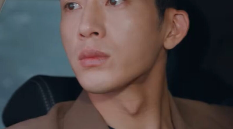 Scene from modern Chinese drama Road Home Episode 20 recap and review of a man in a brown jacket looking out the window of the car