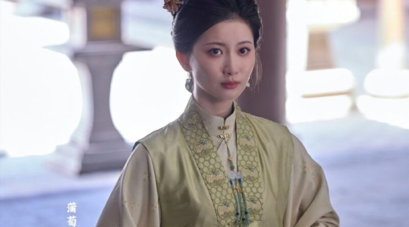 Scene from period Chinese drama Against The Current (2026) Episode 33 Recap and review of a woman in cream hanfu, kneeling