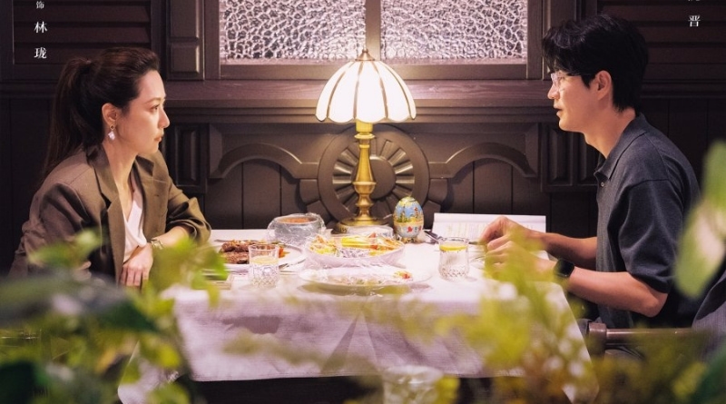 Scene from modern Chinese drama Irreplaceable (2026) Episode 14 Recap and review of a coupe having dinner in a restaurant
